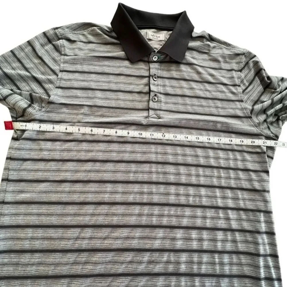 Adidas Men's Golf Stripe Polo Shirt Size Medium